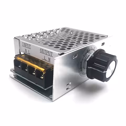 Variator de Tensiune 220V AC 4000W – Regulator Turație Motor Electric pentru Flex Ventilator Hotă Aspirator