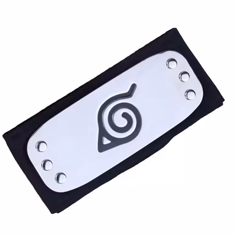 Bandana Naruto Originală Headband Satul Frunzei Konoha – Accesoriu Cosplay Ninja