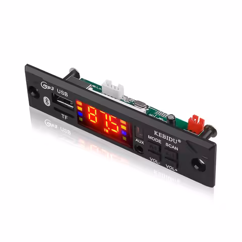 Modul MP3 Auto Bluetooth 12V cu USB, SD Card, FM Radio și Telecomandă – Player Universal