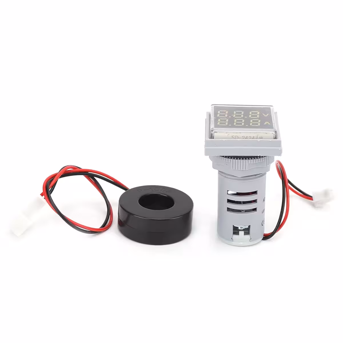 Dispozitiv montabil cu carcasă albă și LED color