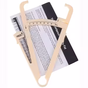 Clește Măsurare Grăsime Corporală – Plicometru Fitness Body Fat Caliper Precis și Ieftin