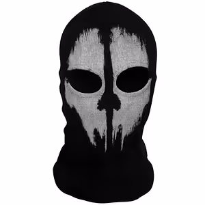Cagulă Craniu Call of Duty Ghost – Mască Ski, Moto, Airsoft, Paintball, Tactică Neagră