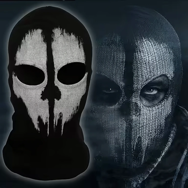 Masca termică Call of Duty Ghosts, ideală pentru sporturi de iarnă, schi și snowboard