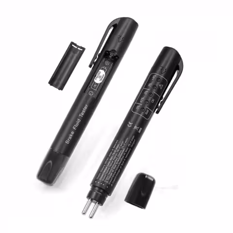 Tester Lichid de Frână Profesional pentru Verificare Concentratie Apă – Compatibil DOT3, DOT4, DOT5