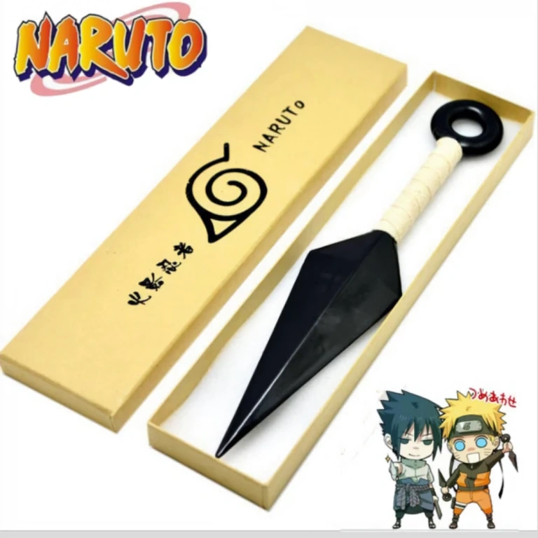Cuțit ninja pentru copii - model Naruto Cuțit de plastic stilizat pentru copii, inspirat de universul Naruto
