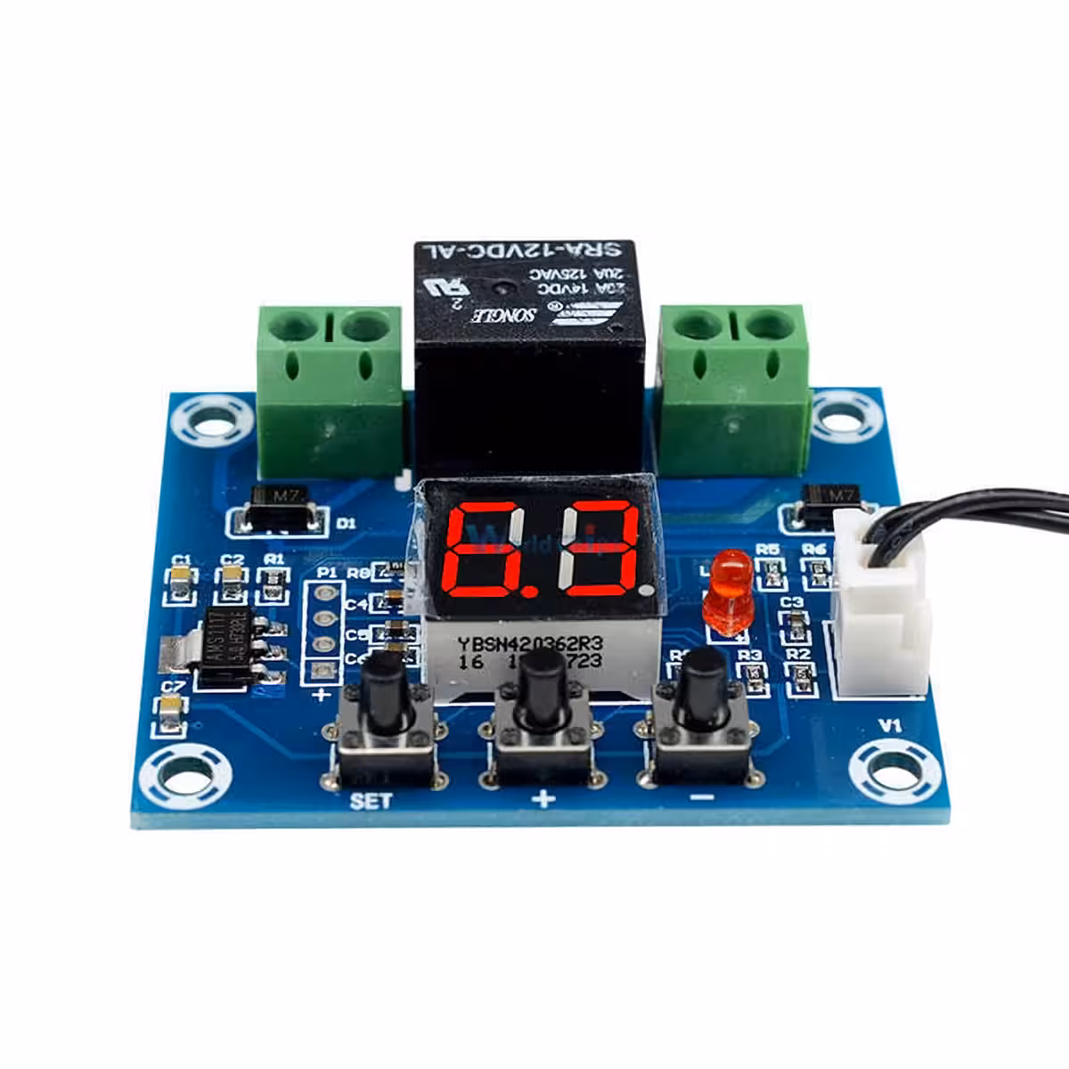 Dispozitiv cu reglaj digital pentru pornirea/oprirea irigării în sol uscat