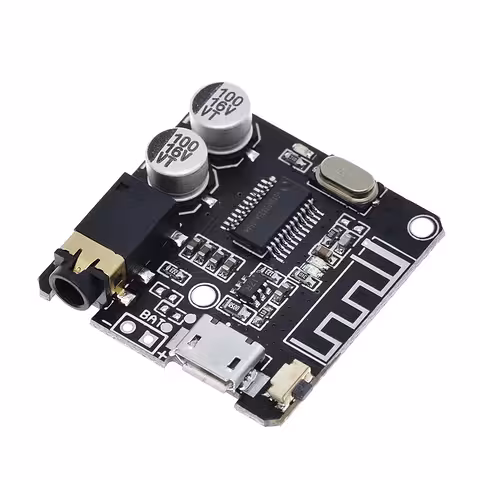Receptor Audio Bluetooth 5.0 VHM-314 cu USB – Adaptor Auto, Placă de Sunet Externă, Aplicație Telefon