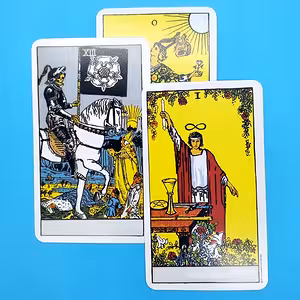 Cărți Tarot țigănești Rider Waite – Set complet 78 cărți pentru ghicit și divinație