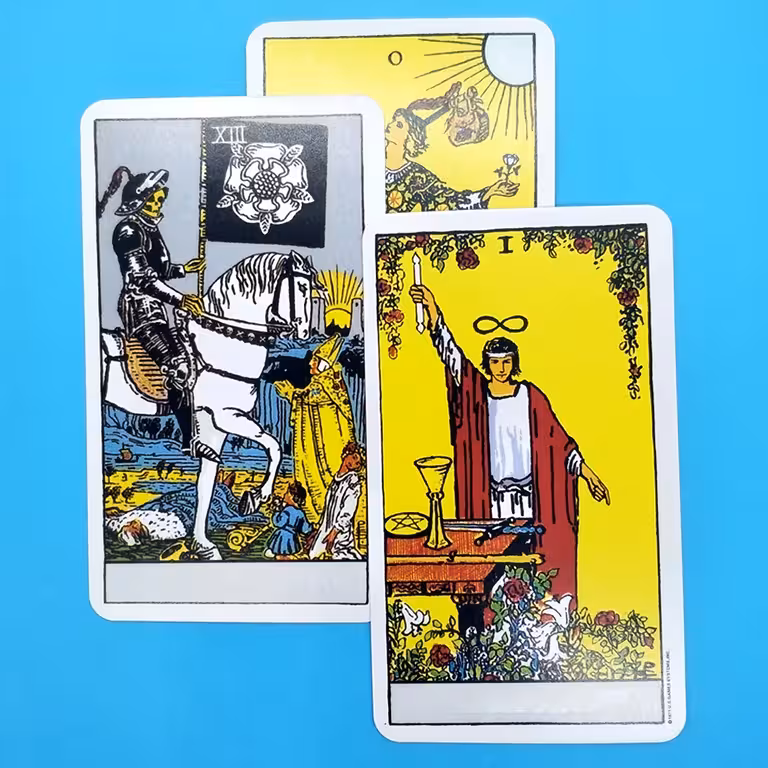 Cărți Tarot țigănești Rider Waite – Set complet 78 cărți pentru ghicit și divinație