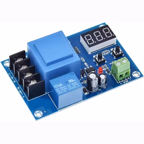 Modul Încărcare Baterii XH-M602, Controler Tensiune Reglabil 3.7V–120V pentru 12V 24V 48V Auto, Panouri Solare și UPS