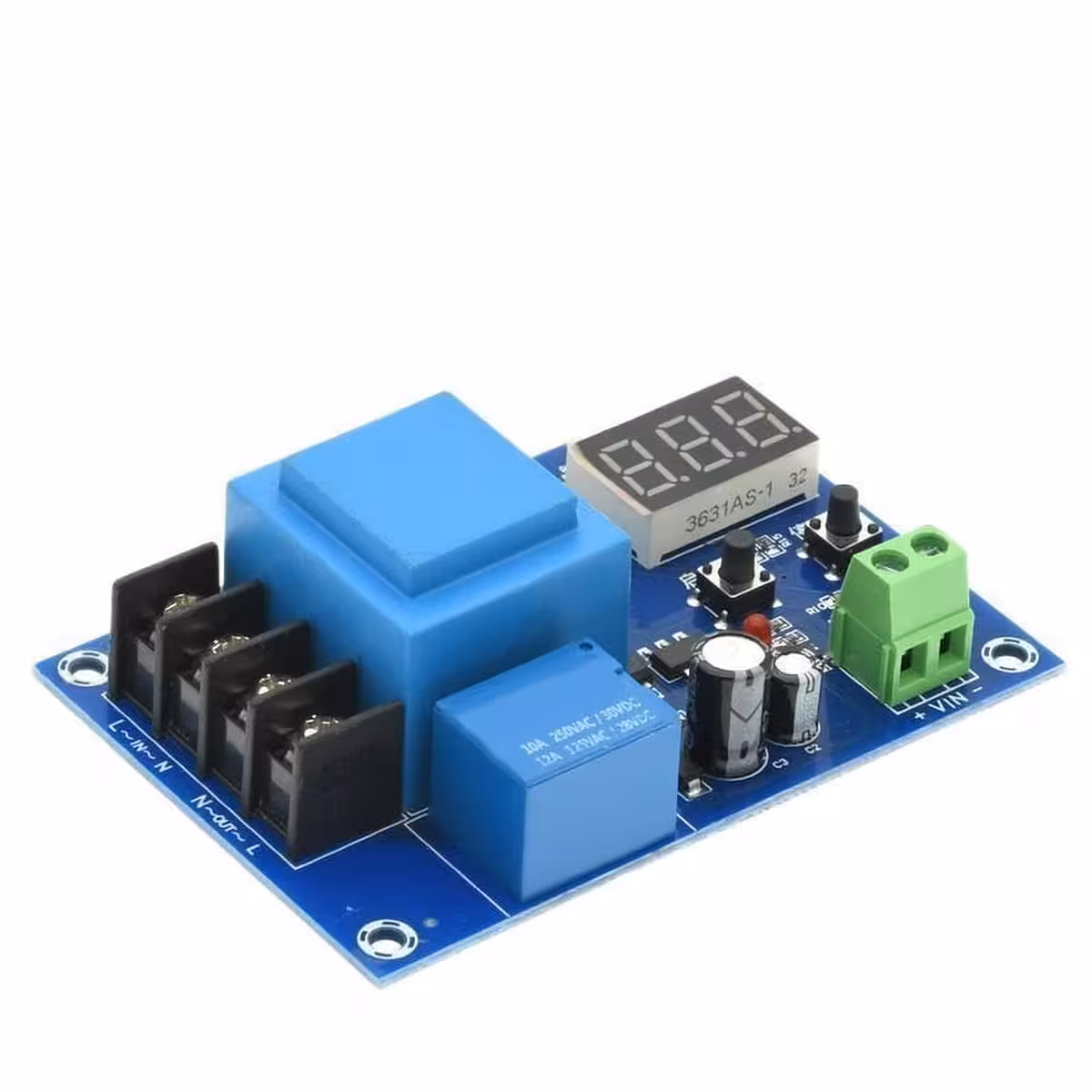 Regulator cu funcție de oprire automată a încărcării bateriei