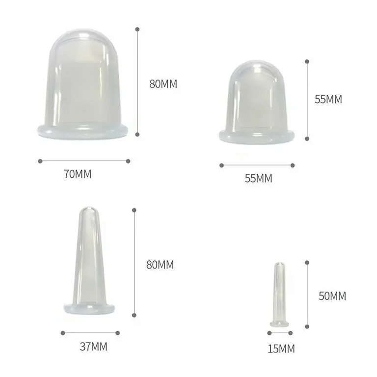 4 ventuze silicon diferite mărimi pentru utilizare versatilă