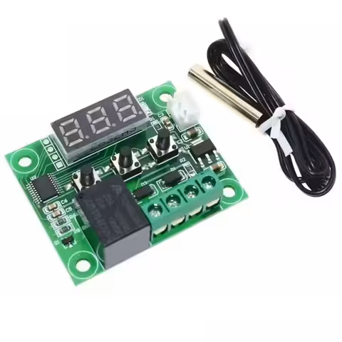 Termostat Digital Universal 12V W1209 cu Releu 20A și Sondă pentru Control Temperatură