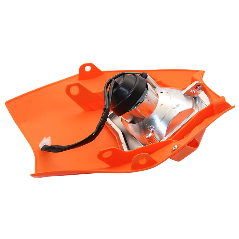 Far moto universal cu 4 curele din cauciuc incluse pentru montaj rapid