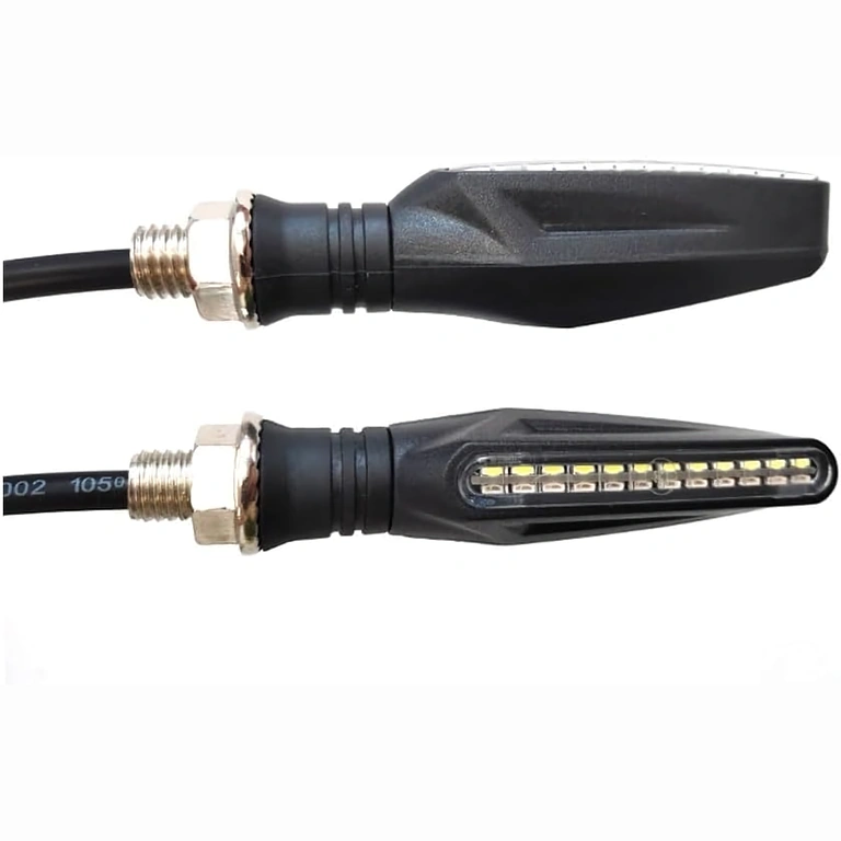 Indicatori semnalizare galbenă cu LED pentru ATV și scuter