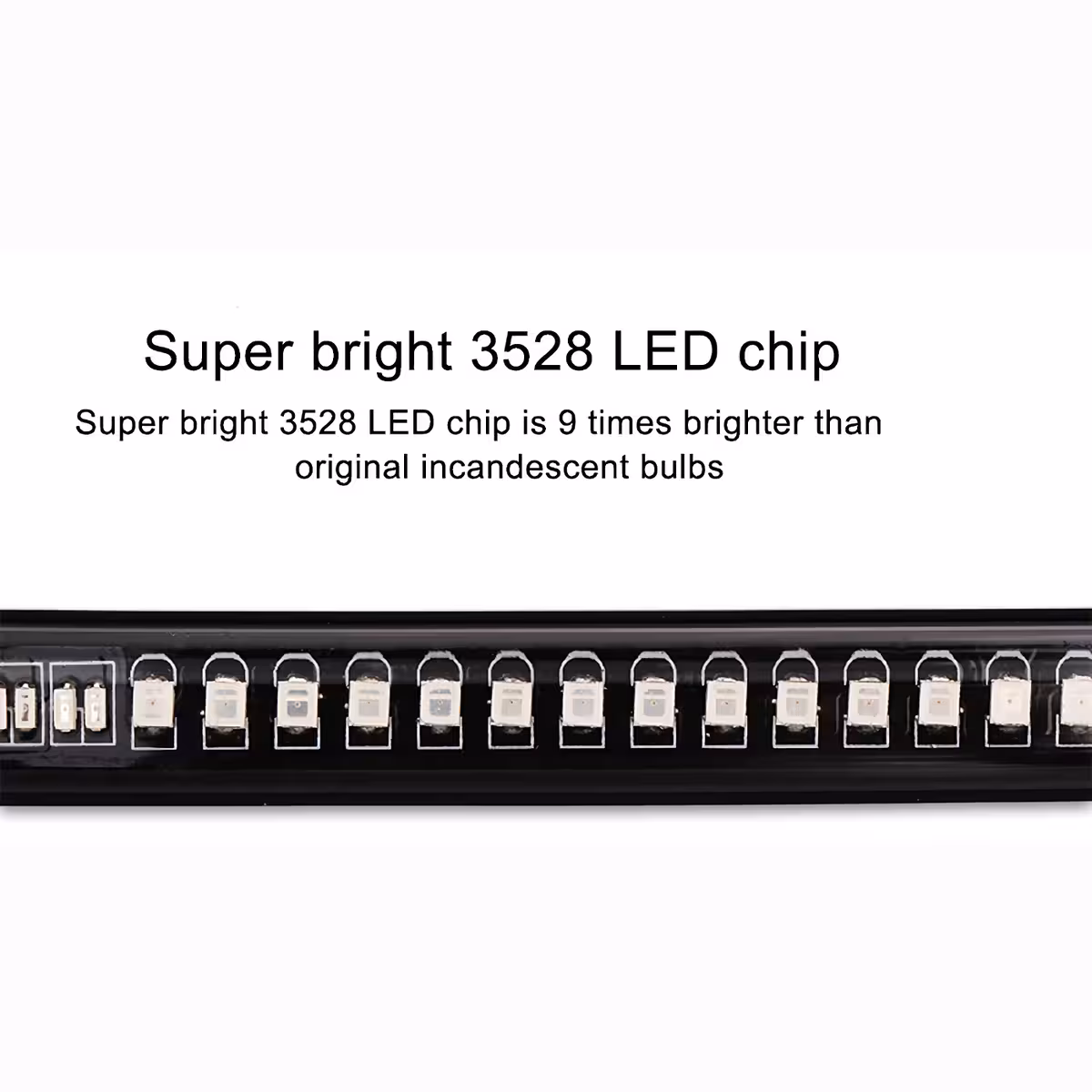 Stop spate cu 48 LED-uri pentru motociclete, scutere, ATV