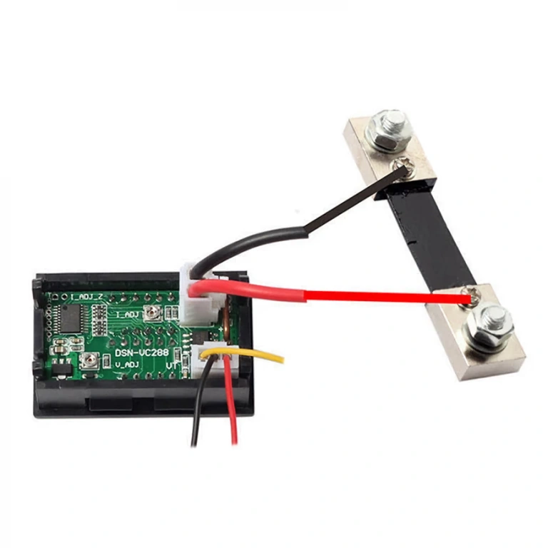 Ampermetru digital DC 100A cu șunt Ampermetru precis cu șunt pentru valori mari de curent