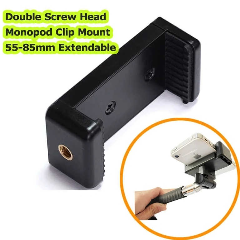 Clește universal pentru prindere smartphone pe trepied