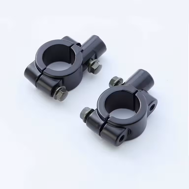 Suport oglinzi moto cu adaptor clemă pentru prindere pe motocicletă, scuter, ATV, bicicletă și trotinetă electrică