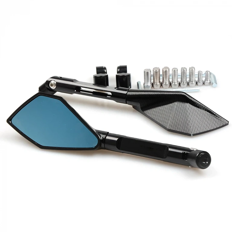Oglinzi sport pentru Yamaha, Honda, Suzuki, BMW etc. Compatibile cu motociclete Honda, Kawasaki, Suzuki, Yamaha, BMW, Ducati, KTM
