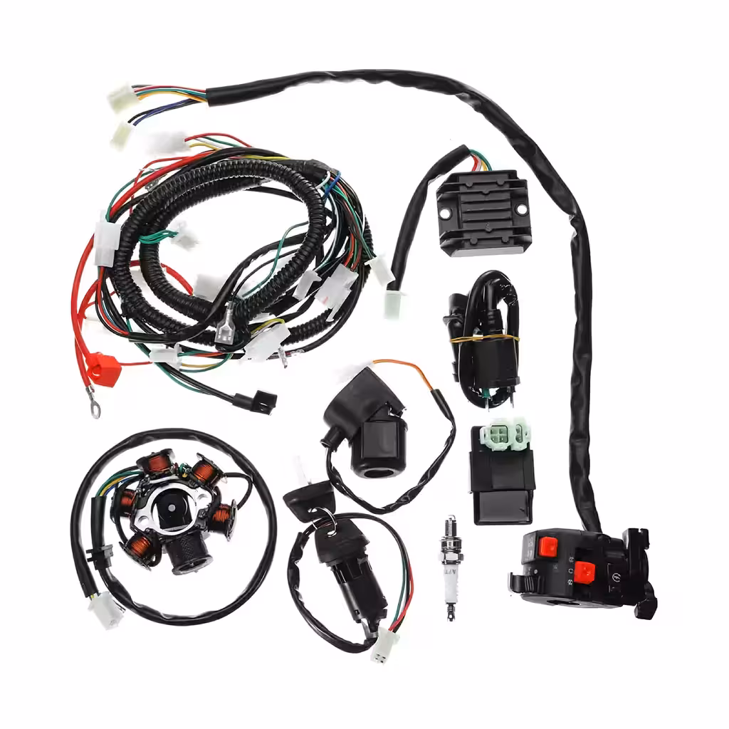 Instalație Electrică Completă ATV Cross GY6 125cc / 150cc – Kit Cablaj + Componente Pornire