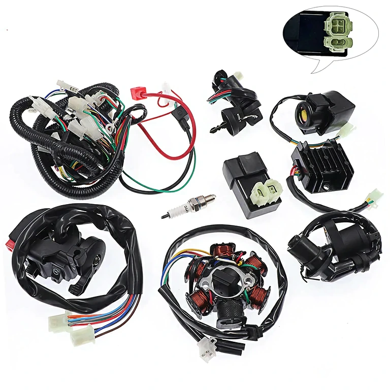 Kit cabluri ATV GY6 150cc Kit complet de cabluri electrice pentru ATV GY6 150cc