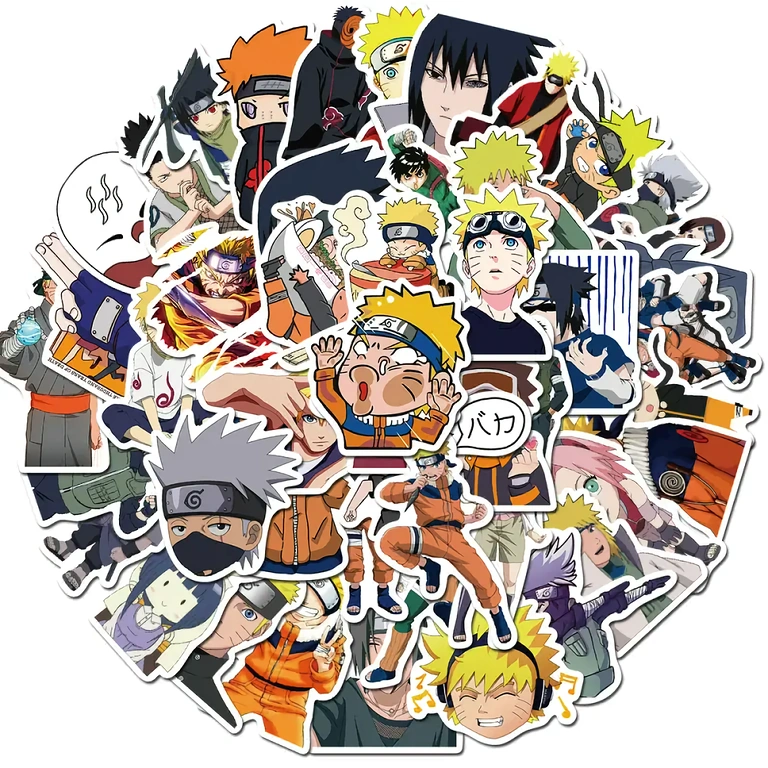Stickere Naruto Shippuden pentru obiecte personale, skateboard, trotinete