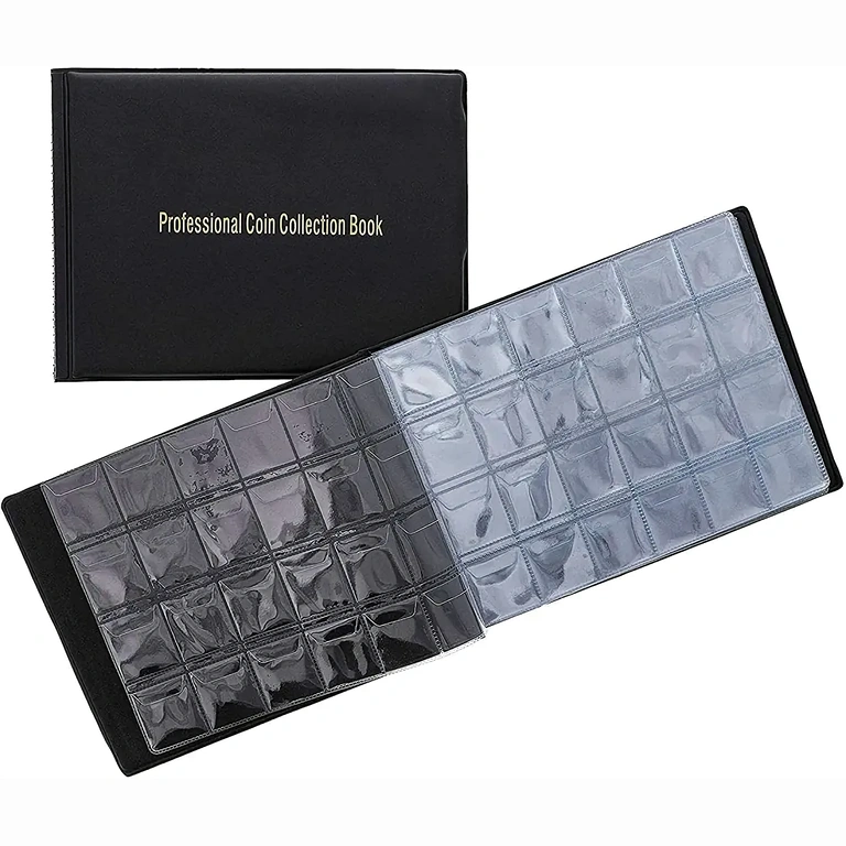 Clasor din material OPP ecologic, protejează monedele