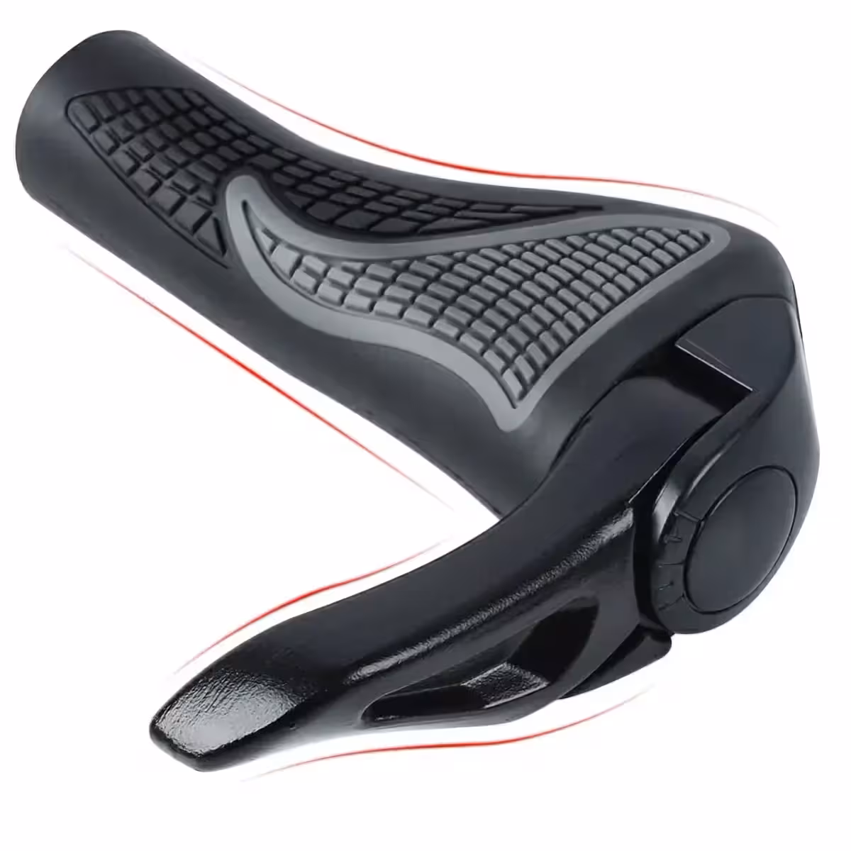 Gripuri negre cu prindere sigură și design confortabil pentru orice tip de ghidon