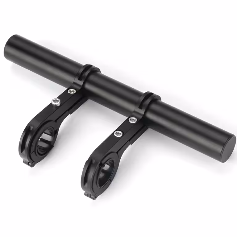 Extensie ghidon bicicleta și trotinetă – suport accesorii, adaptor și organizator bară din aliaj aluminiu