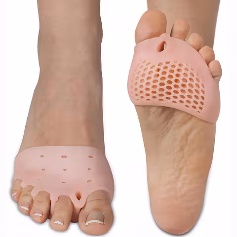 Orteza separator corector degete Hallux Valgus – protecție monturi silicon, zi și noapte
