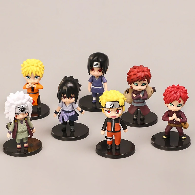 12 figurine Naruto în cutie colecție Pachet 12 figurine Naruto Shippuden în cutie – ideal pentru cadou sau colecție