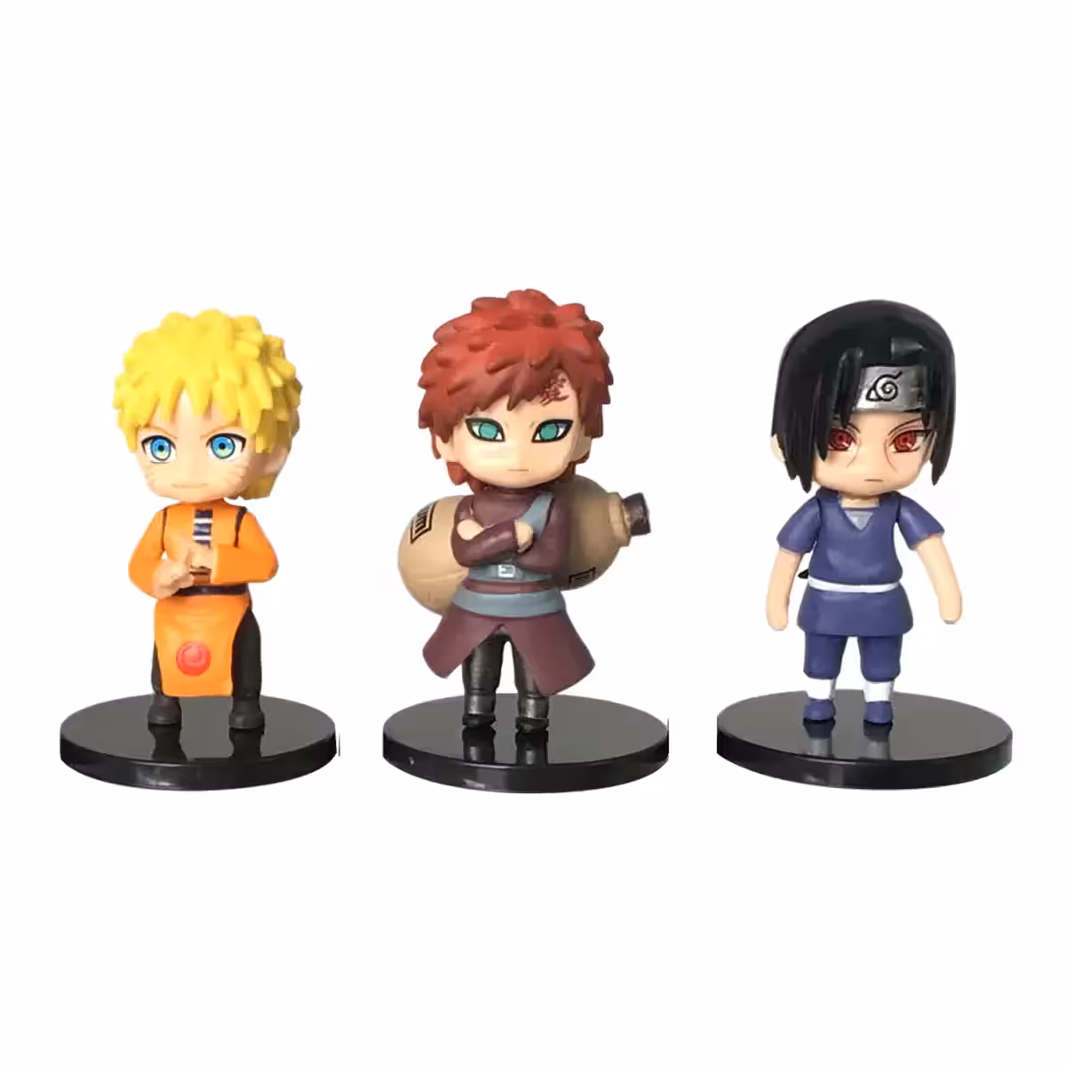 Figurine Naruto Shippuden cu 12 personaje emblematice din seria anime