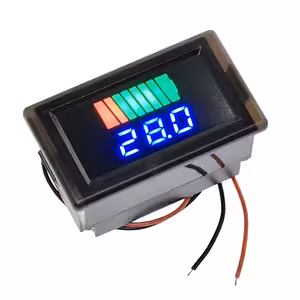 Indicator Stare Baterie 12V 24V 48V 60V 72V – Voltmetru LED Auto, Moto, Bicicletă, Trotinetă