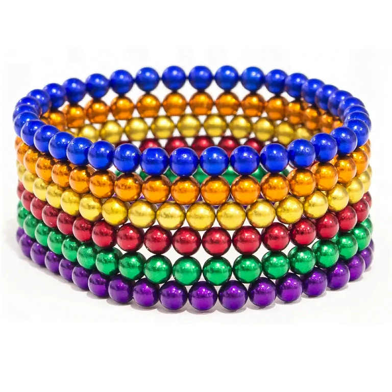 Cub magnetic tip curcubeu format din 216 bile magnetice de neodim