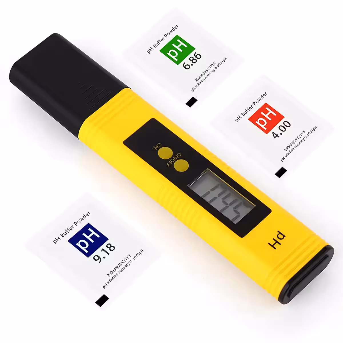 Tester pH cu electrod de sticlă și senzor de temperatură pentru acuratețe maximă