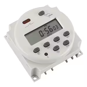 Releu Programator Temporizare Timp Digital 12V – Temporizator Electronic cu Display și 8 Programe ON/OFF