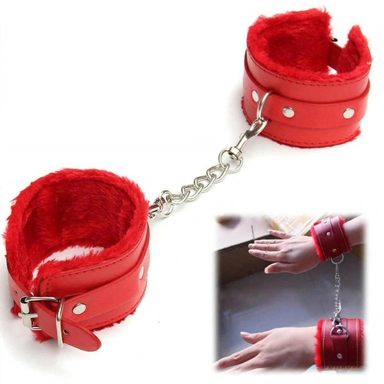 Cătușe erotice pentru jocuri în dormitor Accesoriu erotic pentru restricție, ideal pentru preludiu și fantezii