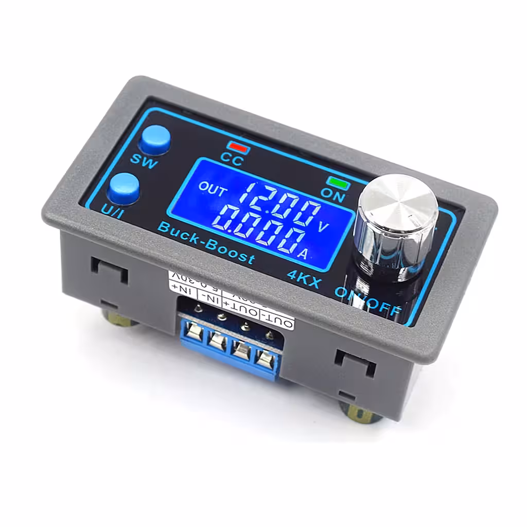 Sursa de laborator 30V 4A Step Up Down DC-DC Converter – Tensiune și curent reglabil, curent continuu stabil