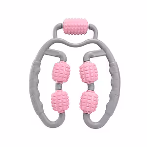 Aparat Masaj Muscular Manual cu 5 Role – Relaxare Corp, Gât, Picioare, Anticelulitic