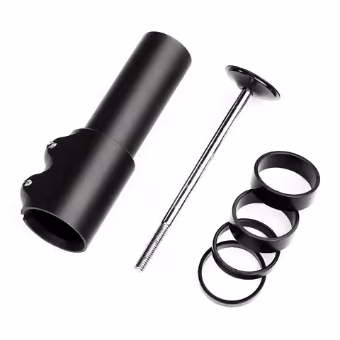 Înălțător Pipă Bicicletă 28.6 mm – Adaptor Ridicare Ghidon, Prelungitor Aluminiu Reglabil