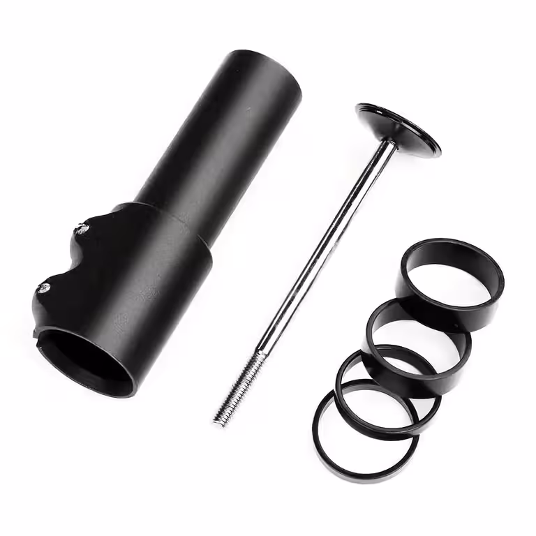 Înălțător Pipă Bicicletă 28.6 mm – Adaptor Ridicare Ghidon, Prelungitor Aluminiu Reglabil