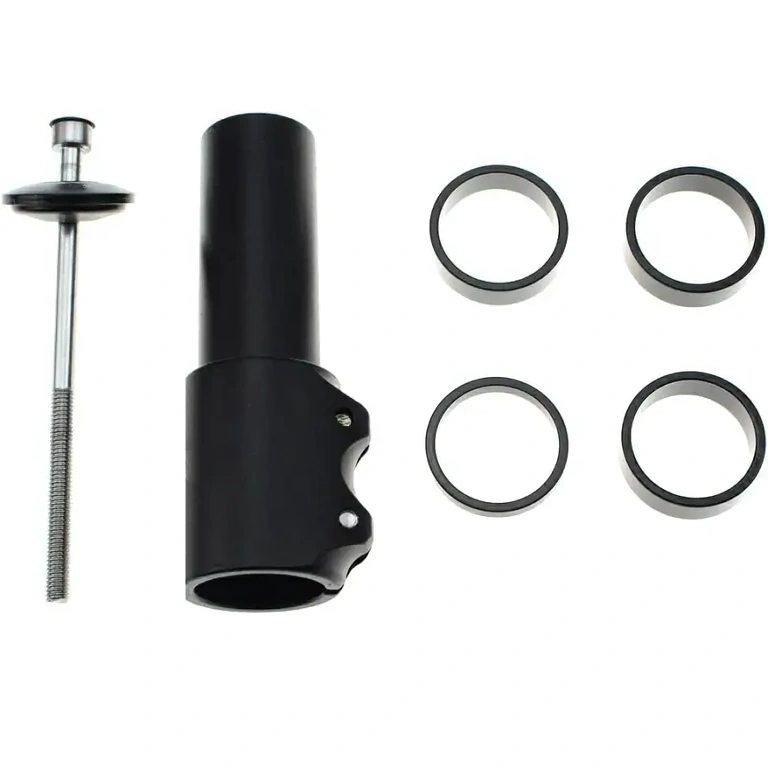 Prelungitor CNC aluminiu anodizat – înălțător ghidon bicicletă