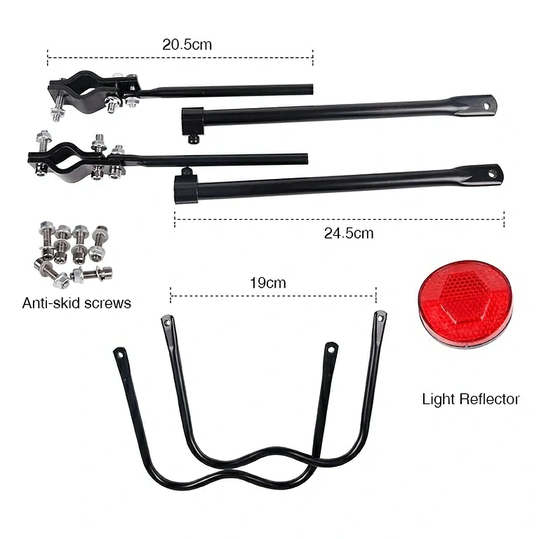 Portbagaj pentru bicicletă cu montaj rapid pe tija șa