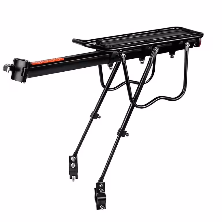 Portbagaj Bicicletă Aluminiu 26, 27.5, 28, 29 inch – Prindere pe Tija Șeii, Suport 50kg