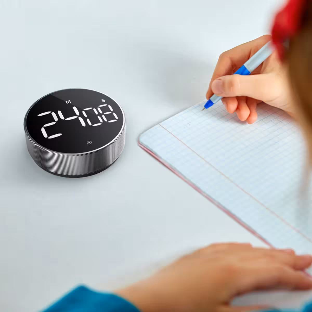 Timer ideal pentru gătit fără zgomot, cu alarmă discretă