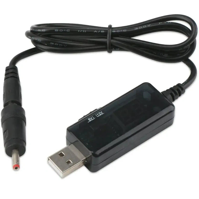 Modul step-up cu selecție tensiune și ecran LED, ideal pentru alimentare portabilă