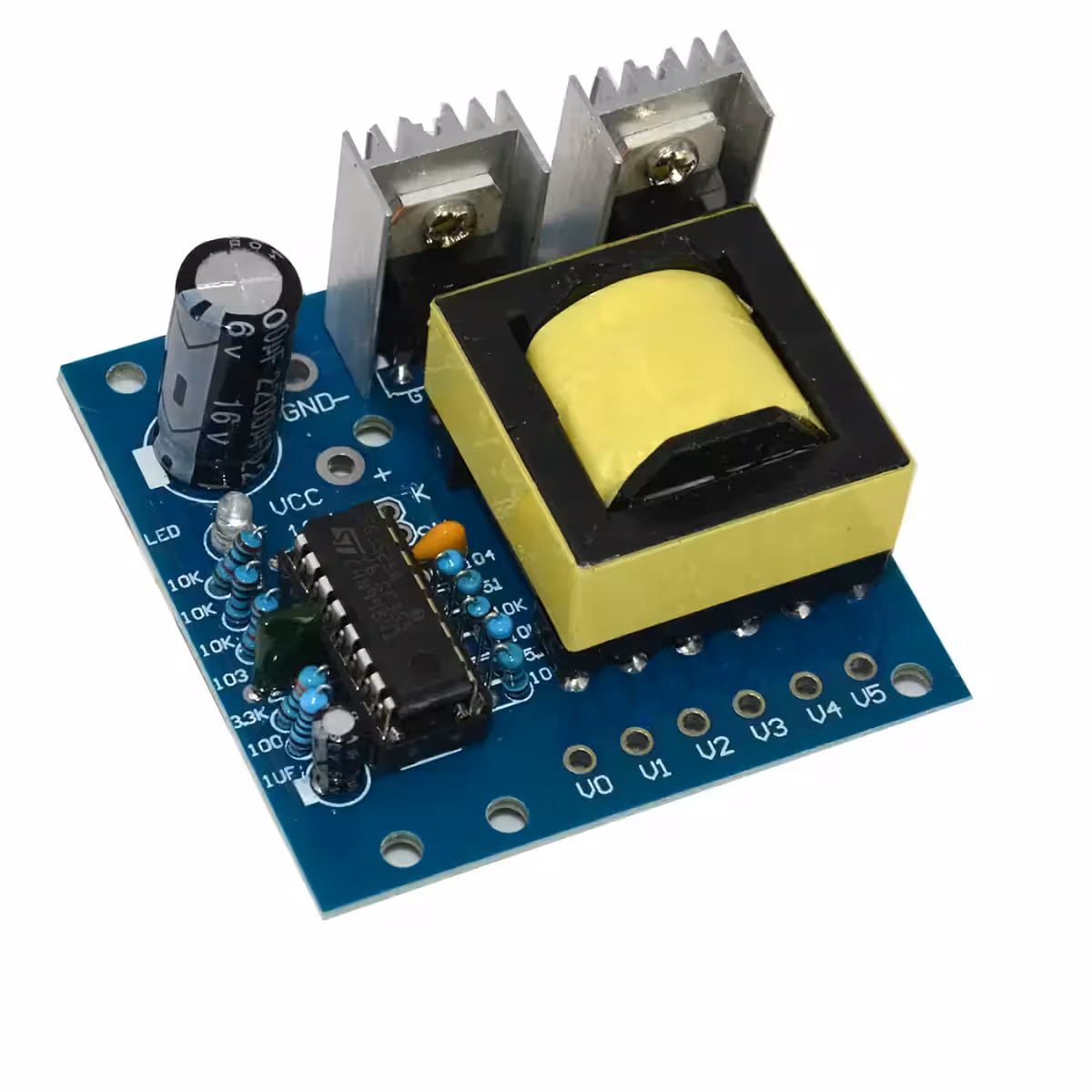 Modul compact invertor pentru alimentări cu 12V DC