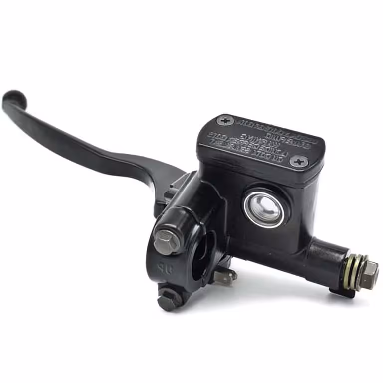 Manetă și pompă frână hidraulică stânga pentru ATV, motocicletă și scuter – Compatibil 50cc–250cc