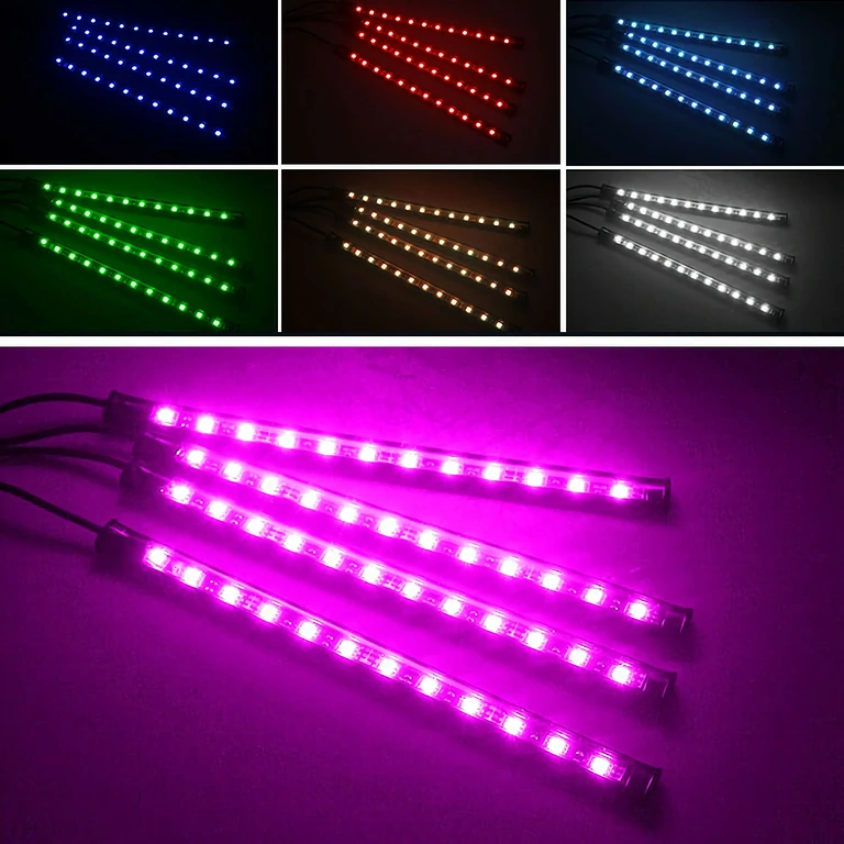 Lumini ambientale RGB pentru atmosfera auto confortabilă